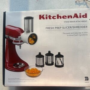 KitchenAid Red Fresh Prep Slicer/Shredder Stand Mixer Attachment